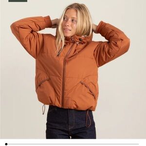 Roark Women's Orange/Rust Hokkaido Puffer Jacket